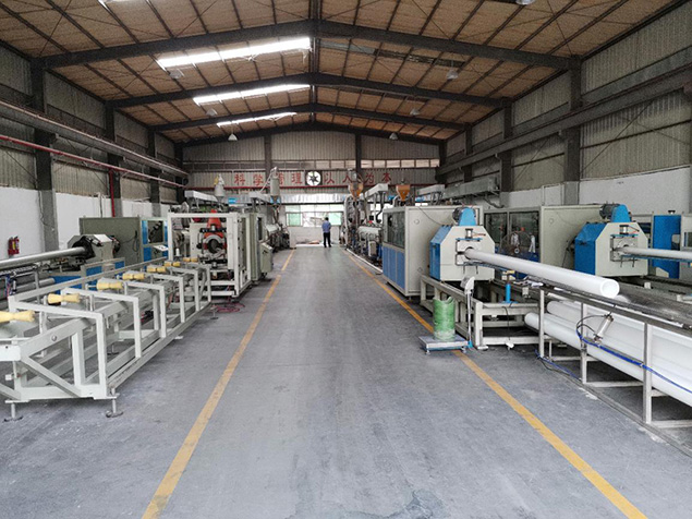 深捷通電力管生產現場